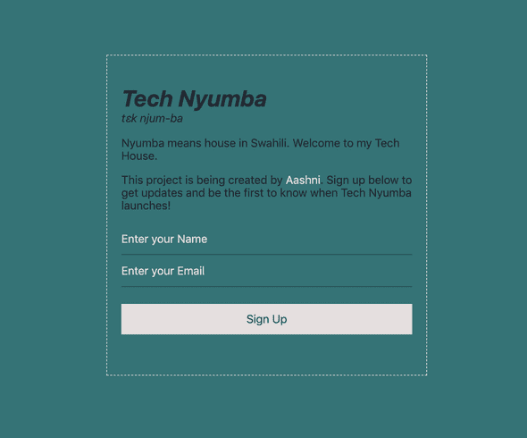 Tech Nyumba site